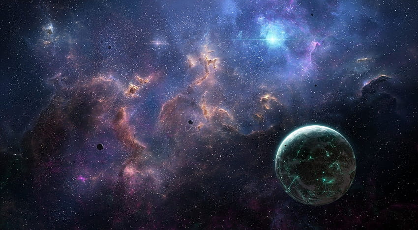 1960x1080 Galaxy, Planet, Space, Nebula, Stars, Lights HD wallpaper ...