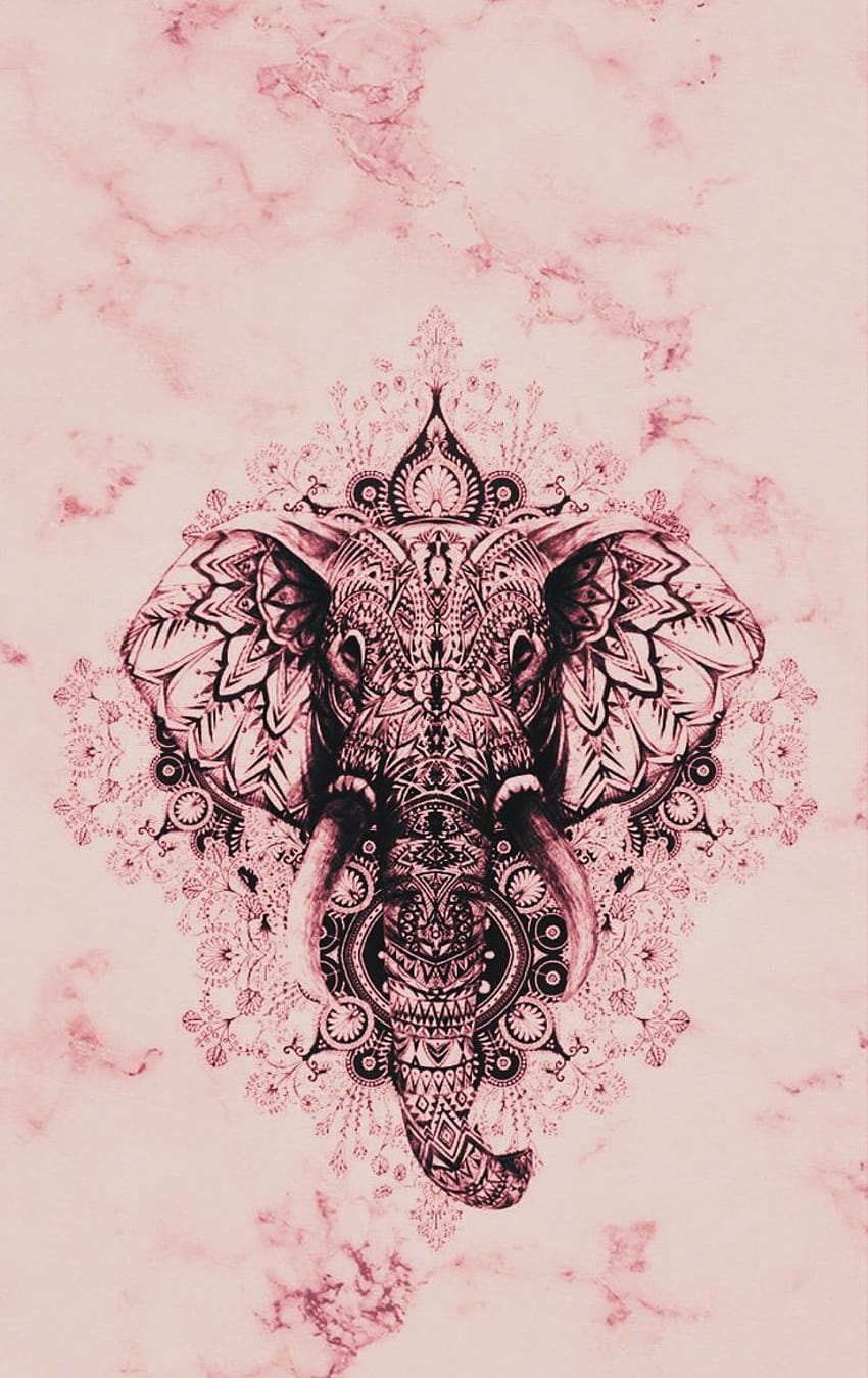 cute elephant aesthetic HD phone wallpaper