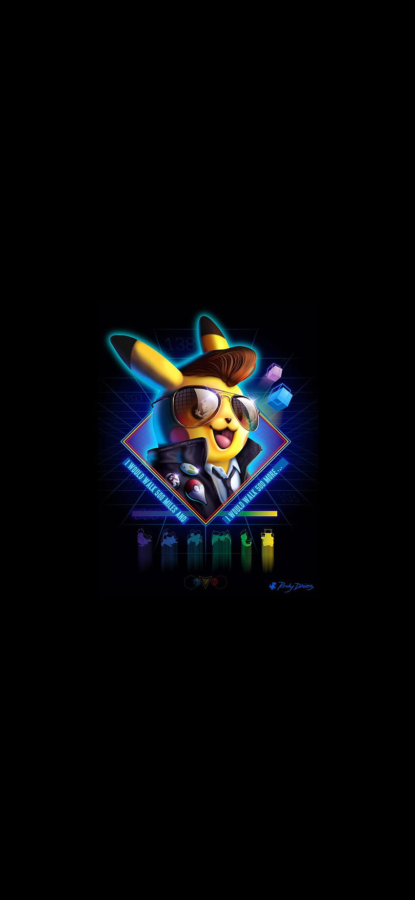 Pikachu amoled Art от Роки Дейвис 1125 x 2436, amoled zelda HD тапет за телефон