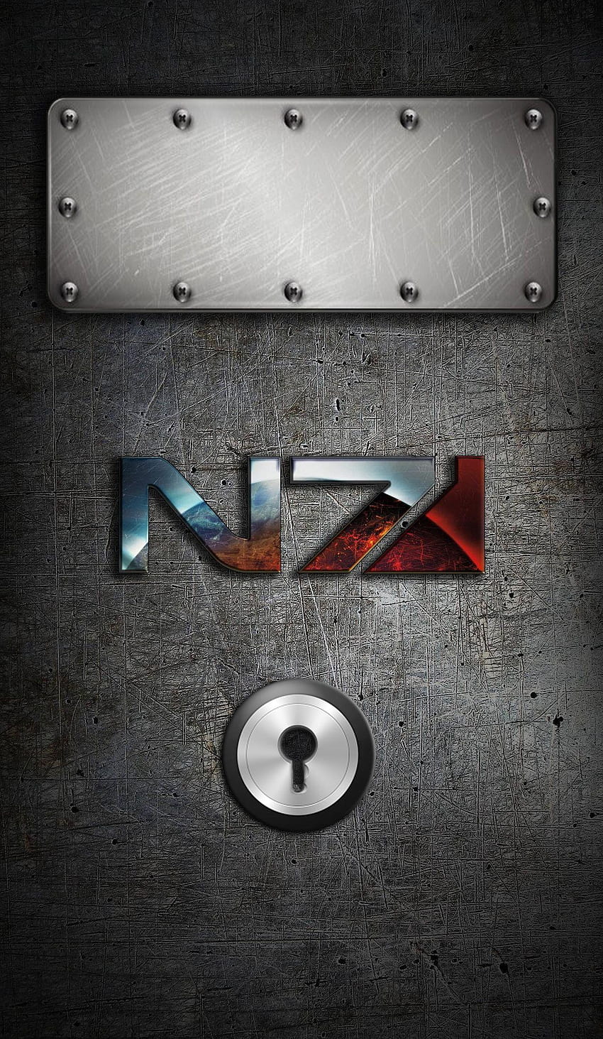 Mass Effect N7 IPhone Locked HD phone wallpaper