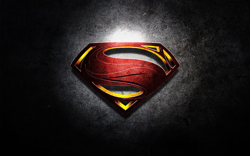 Logo Supermana Człowieka ze Stali 119, superman na desce rozdzielczej Tapeta HD