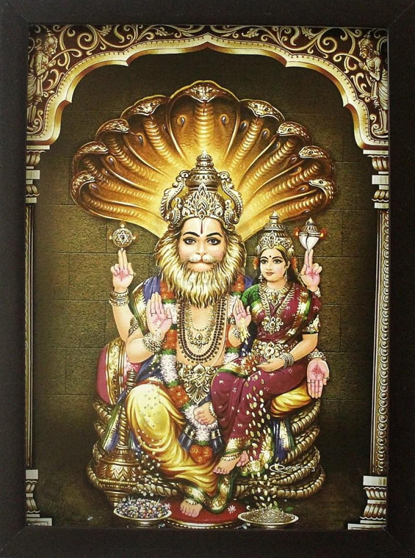 Lakshmi Narasimha Swamy, Lord Narasimha Mobile HD-Handy-Hintergrundbild