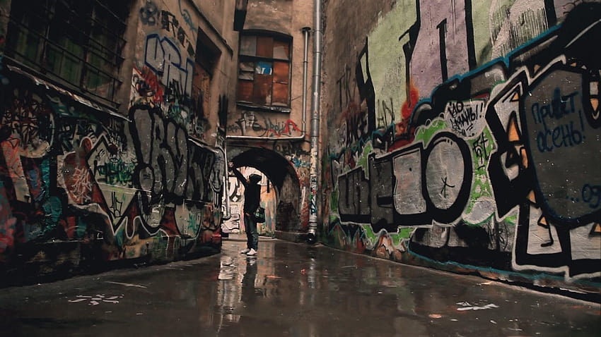 Rap Graffiti, rap underground Sfondo HD