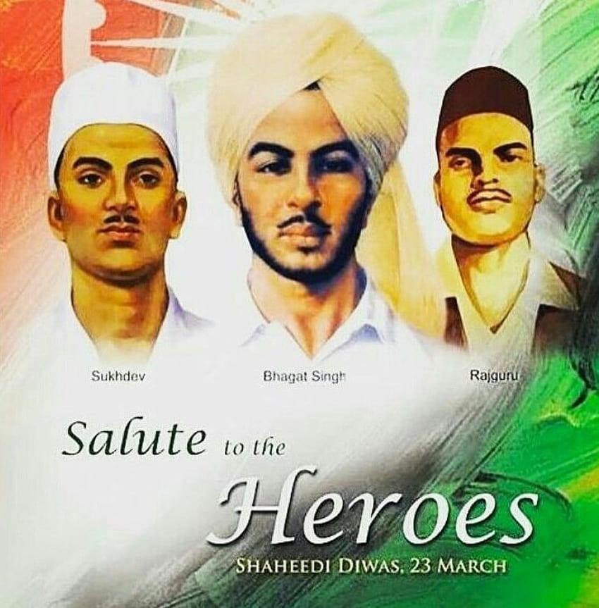 Remembering The Great ßhagat singh Sukev Rajguru*Salute to the Hero's, bhagat singh rajguru sukev HD phone wallpaper