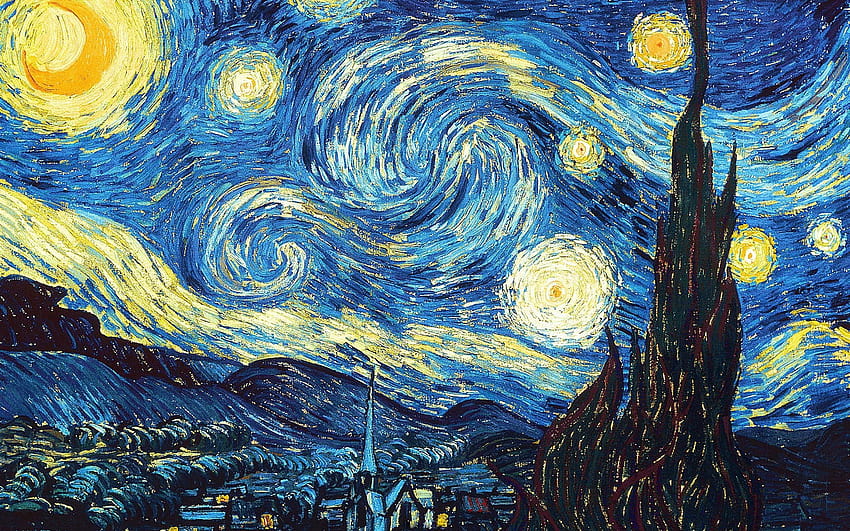 Best 2 Van Gogh Computer auf Hüfte, Tumblr van Gogh HD-Hintergrundbild