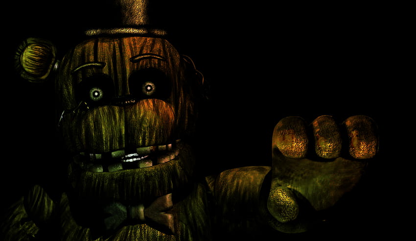 N Fredbear Ultimate Custom Night Mugshot remake by AndyPurro