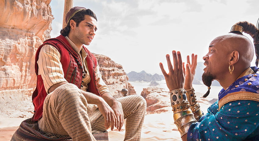 Disney's Aladdin: Will Smith, Mena Massoud, Naomi Scott in first