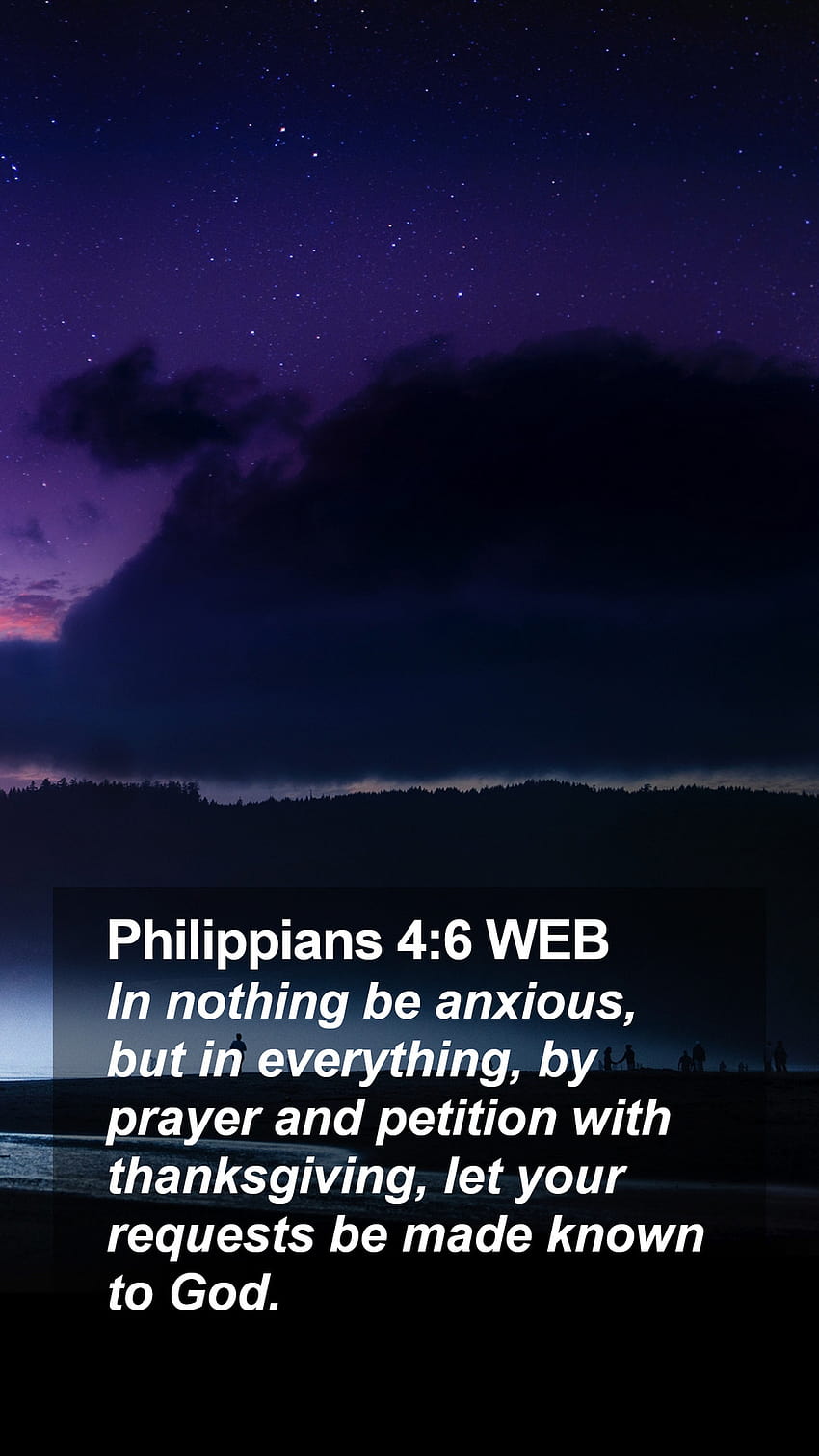 Philippians 4:6 WEB Mobile Phone, philippians 46 HD phone wallpaper