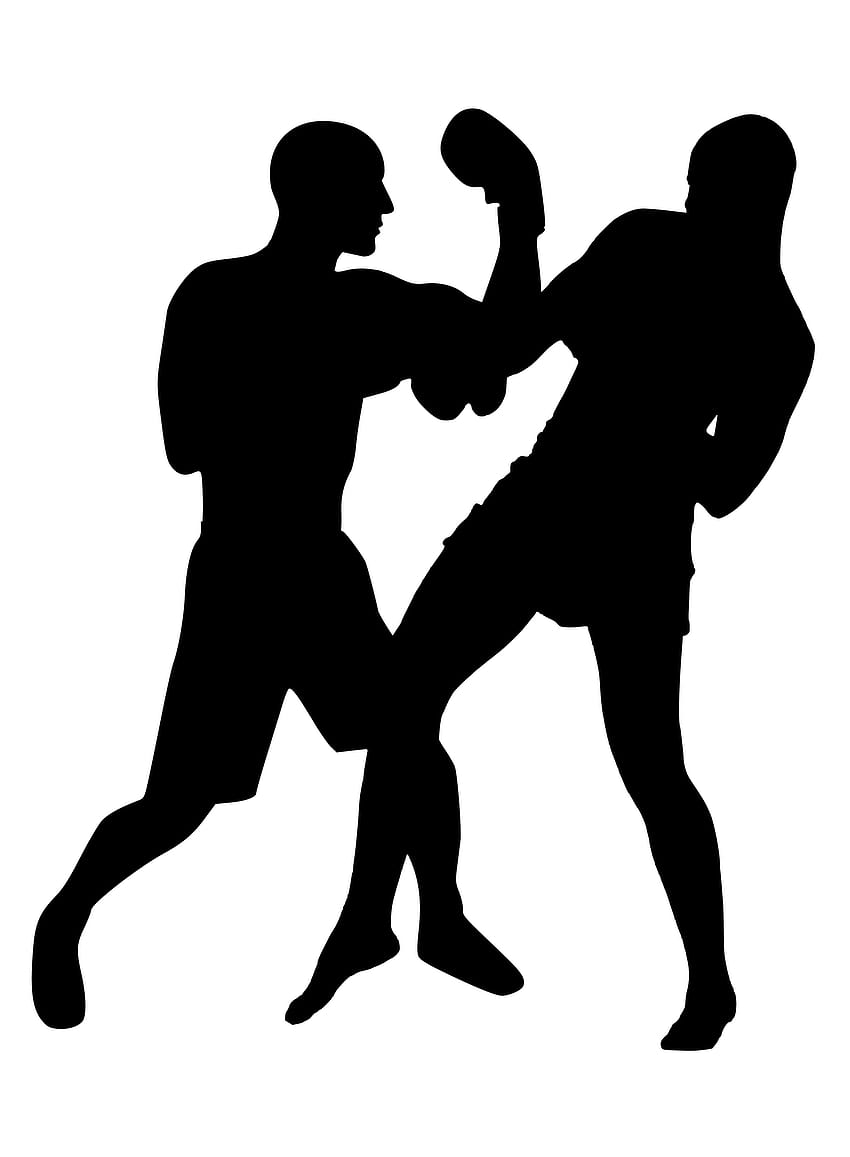 : silhouette, boxing, fighting, games, players, sport, boxer, fitness, training, punch, champion, fighter, knockout, ring, club, hook, gloves, competition, knockdown, men, black and white, male, standing, joint, human behavior, arm HD phone wallpaper