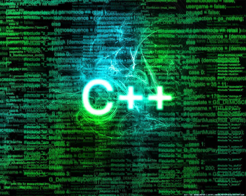 Lenguaje de programación C++ fondo de pantalla