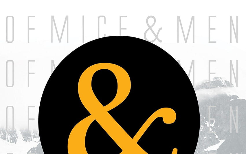 MICE MENのメタルコア・ハードコア・メタルのポスター、ネズミと男たちの 高画質の壁紙