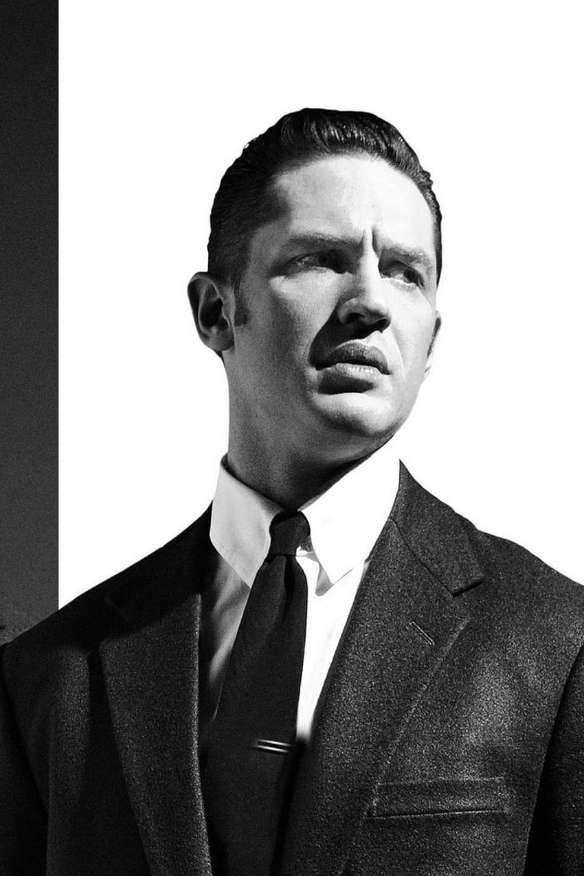 Legend, 2015, Paul Anderson, Tom Hardy, tom hardy black and white iphone HD phone wallpaper