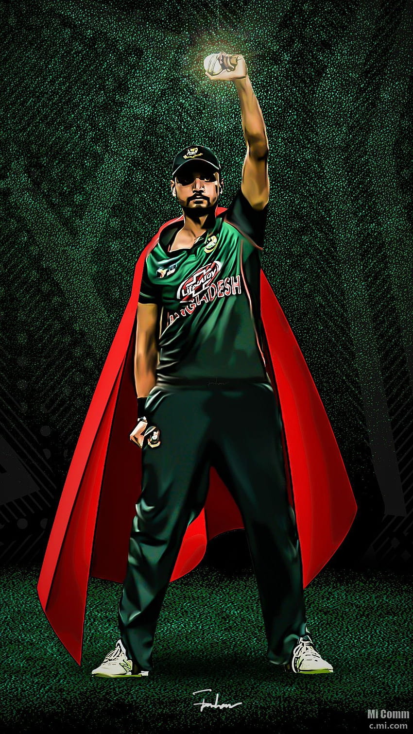 Mashrafee Mortaza, cricket du Bangladesh Fond d'écran de téléphone HD