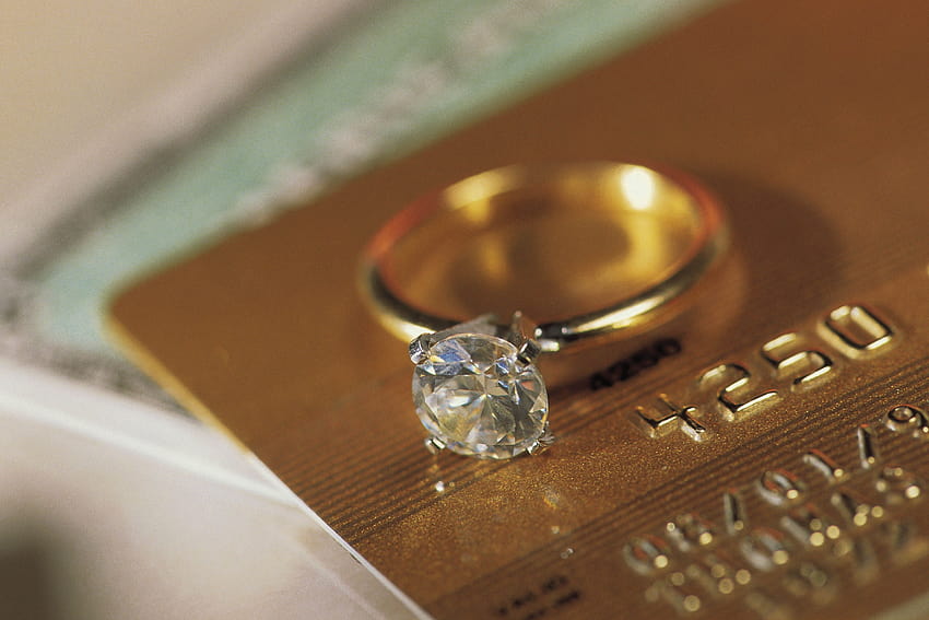 : anello, oro, diamante, Visa 3658x2438, fede nuziale da donna Sfondo HD