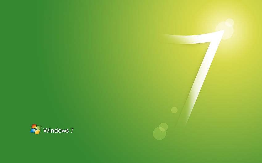 : 화이트, 본문, 심벌 마크, 녹색, 원, 상표, 윈도우 7, 빛, 선, 운영 체제, 에너지, 번호, 컴퓨터, 세례반 1920x1200, 윈도우 7 그린 HD 월페이퍼