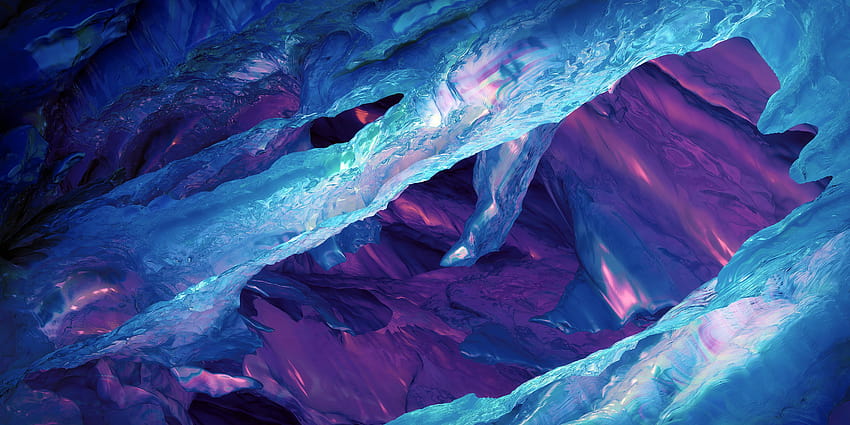 Galaktischer Kristall, Kristallhöhle HD-Hintergrundbild