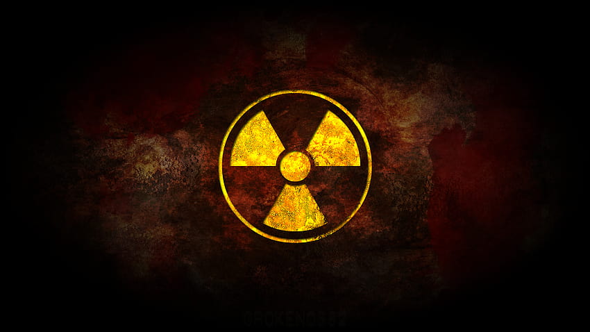 Radioaktiver, nuklearer Abfall HD-Hintergrundbild