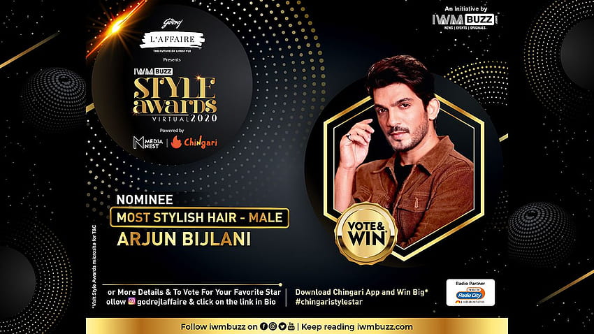 IWMBuzz Style Award: Arjun Bijlani가 가장 스타일리시한 헤어를 수상하게 될까요? HD 월페이퍼