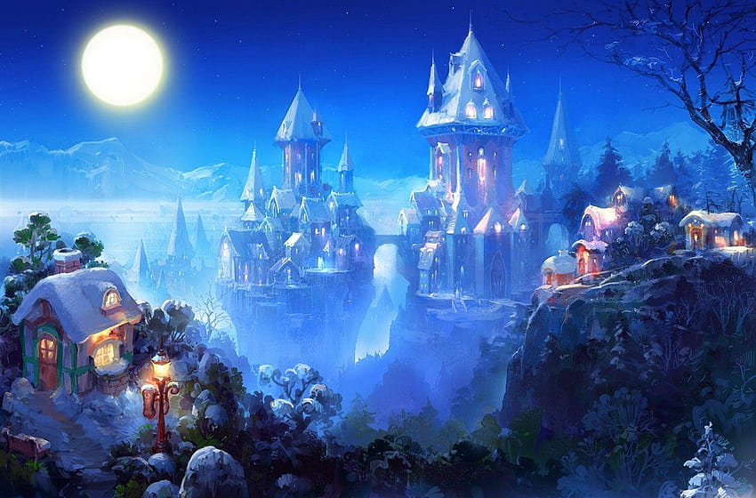 fantasy castles, grow castle HD wallpaper
