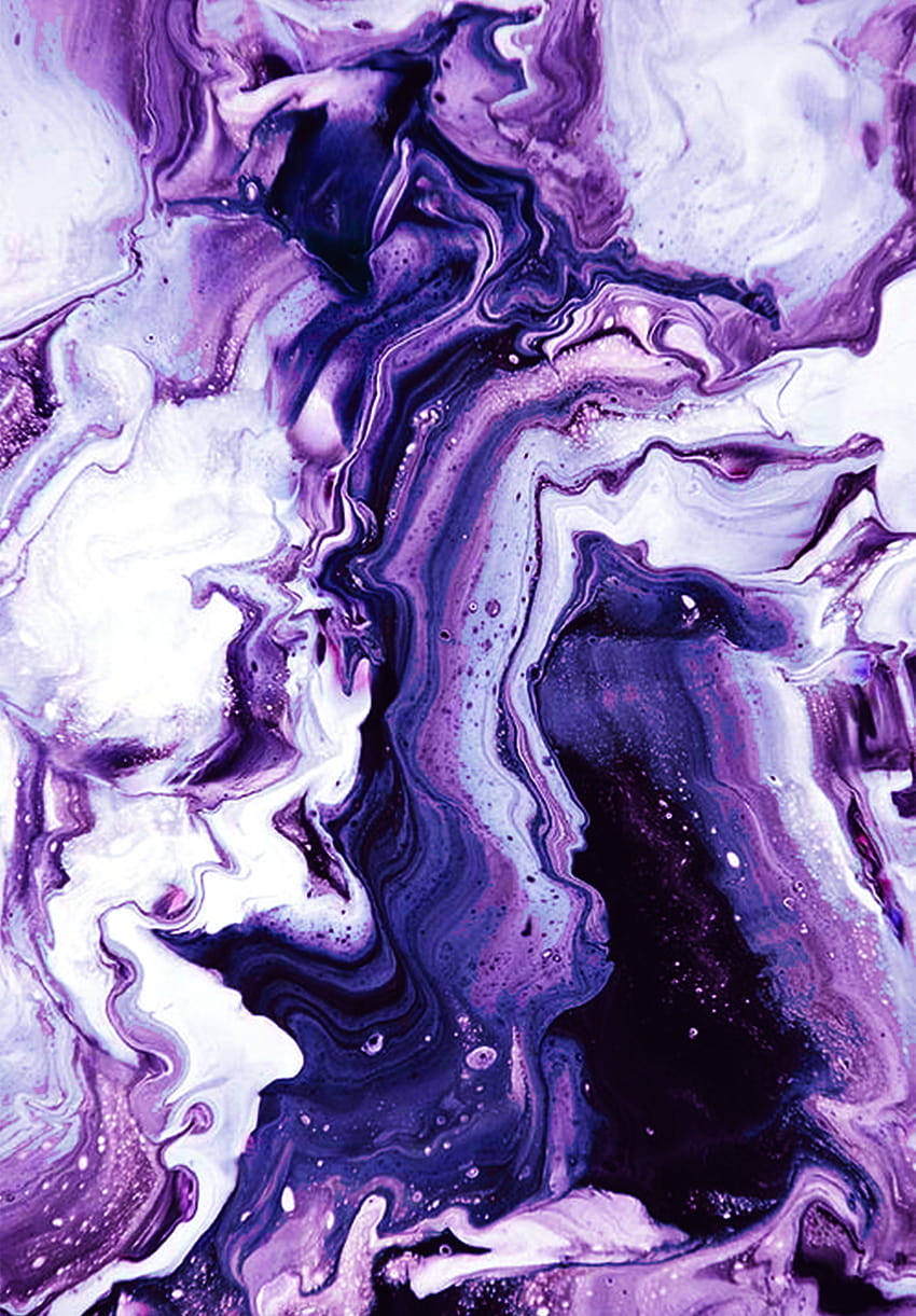 Purple, lavender marble HD phone wallpaper