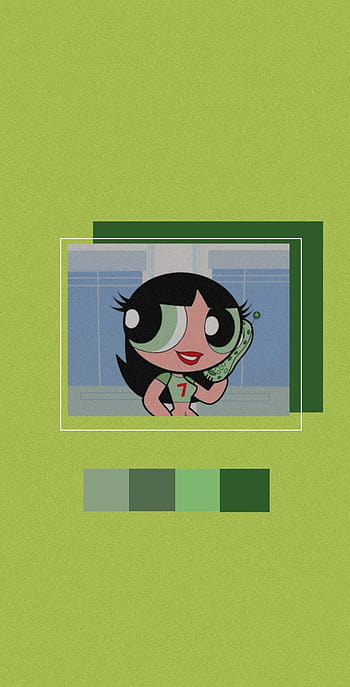 Green powerpuff girls aesthetic HD wallpapers