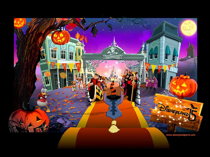 7 Disney Halloween Backgrounds, mickey halloween HD wallpaper