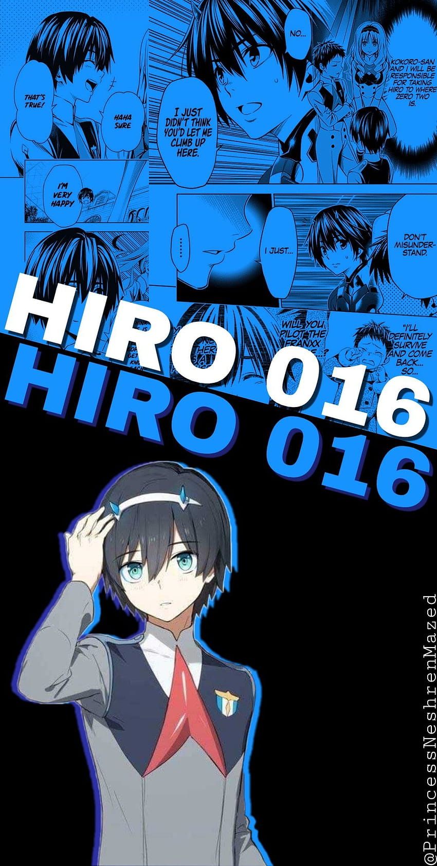 Hiro 016 • querido en el franxx fondo de pantalla del teléfono