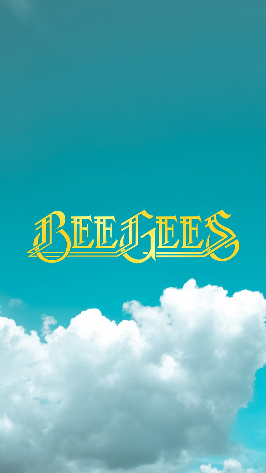 Bee Gees в Twitter през 2020 г., логото на bee gees HD тапет за телефон