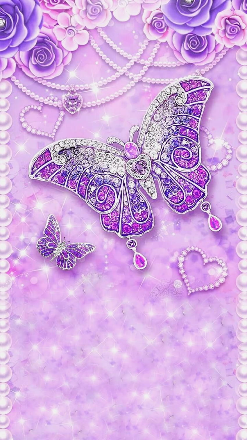Butterfly, black women and purple butterflies HD phone wallpaper