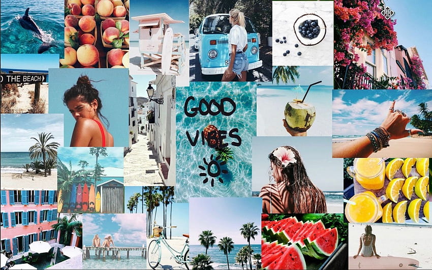 Collage posted by Michelle Simpson, cute collage aesthetic HD wallpaper ...