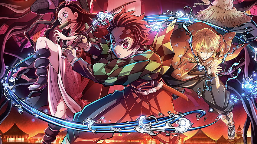 Demon Slayer: Kimetsu No Yaiba Entertainment District Arc, iblis avcısı sezon 3 HD duvar kağıdı