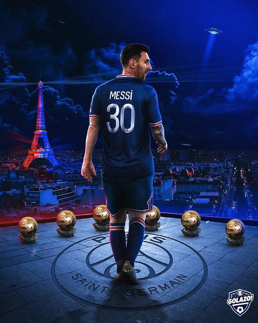 Messi ujawniony jako nowy gracz PSG, Messi PSG iPhone Tapeta na telefon HD