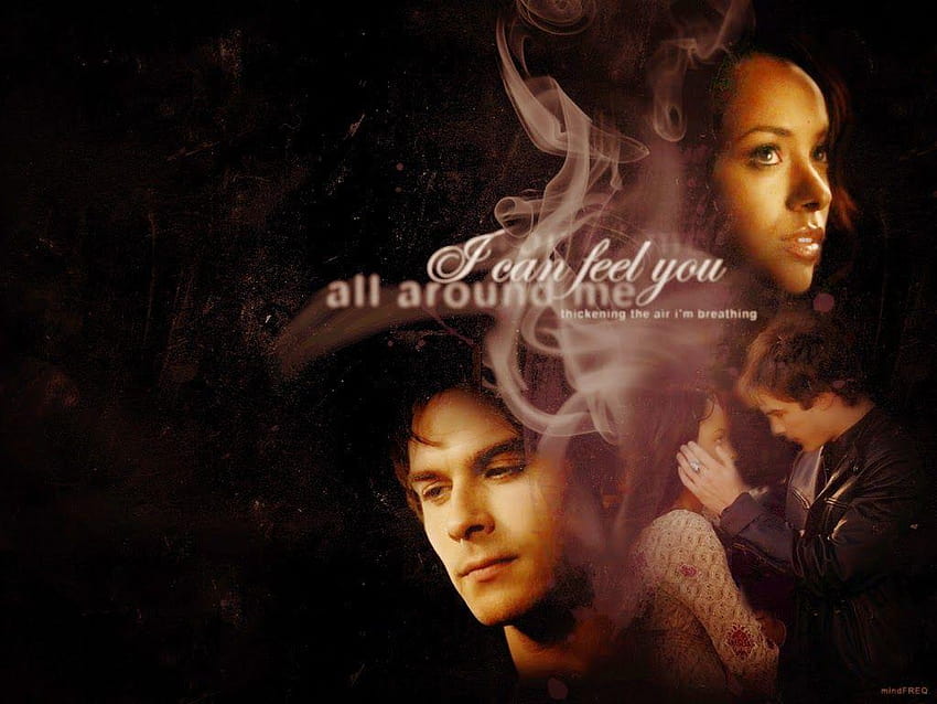 Does it really happening?? Damon & Bonnie, out of this world tv show HD wallpaper