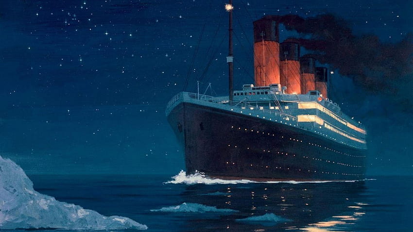 1920x1080 Wielki statek Góra lodowa 3d Titanic Filmy Full Tapeta HD