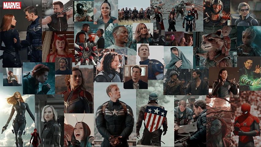 Avengers Esthétique posté par Ethan Sellers, esthétique de la distribution de merveilles Fond d'écran HD