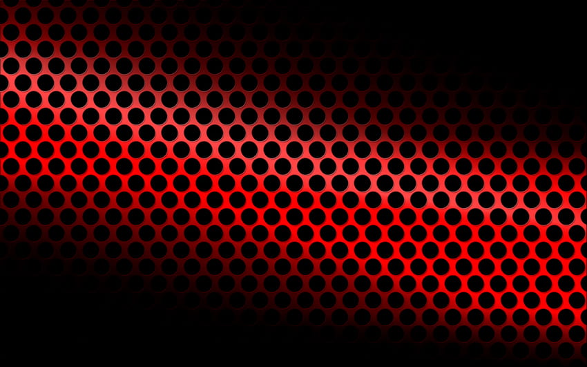 Технологични черни и червени фонове за шаблони на Powerpoint, черна технология HD тапет