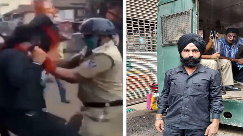 Westbengalen: Kontroverse darüber, dass der Turban eines Sikh-Mannes gezogen wurde, Polizei stellt klar, dass er „bei Handgemenge automatisch abfiel“ HD-Hintergrundbild