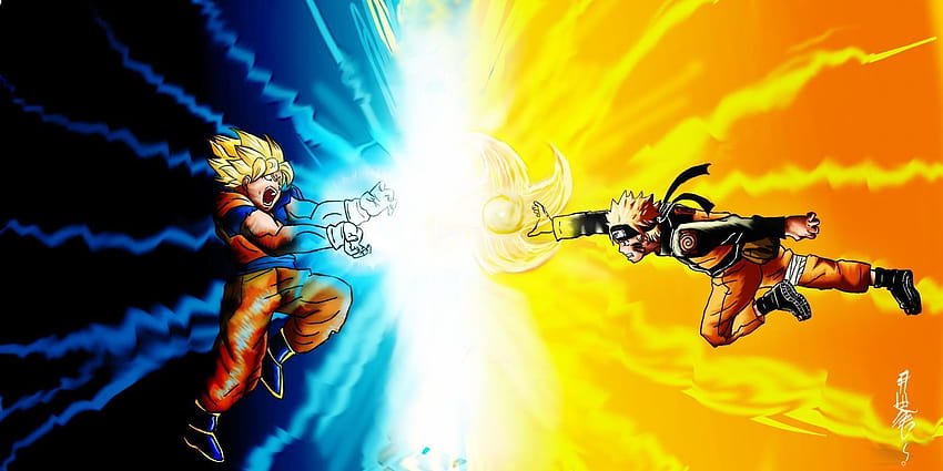 Goku Vs Naruto Goku And Kakashi Hd Wallpaper Pxfuel