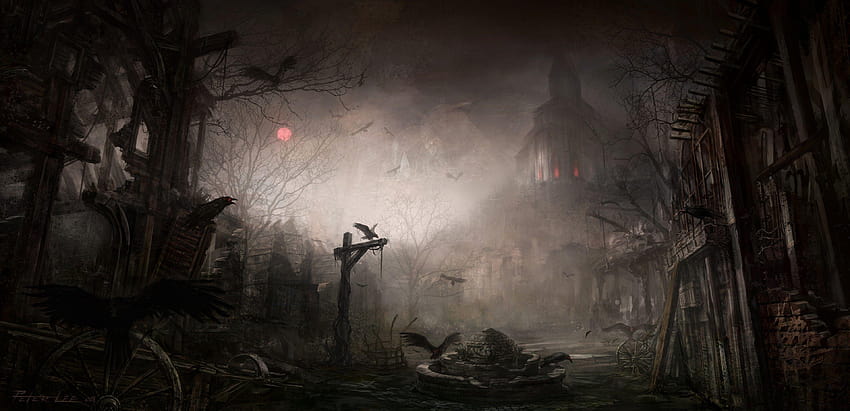 Haunted Forest HD wallpaper