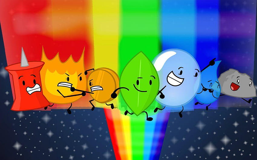 Colors of the Rainbow, bfdi HD wallpaper