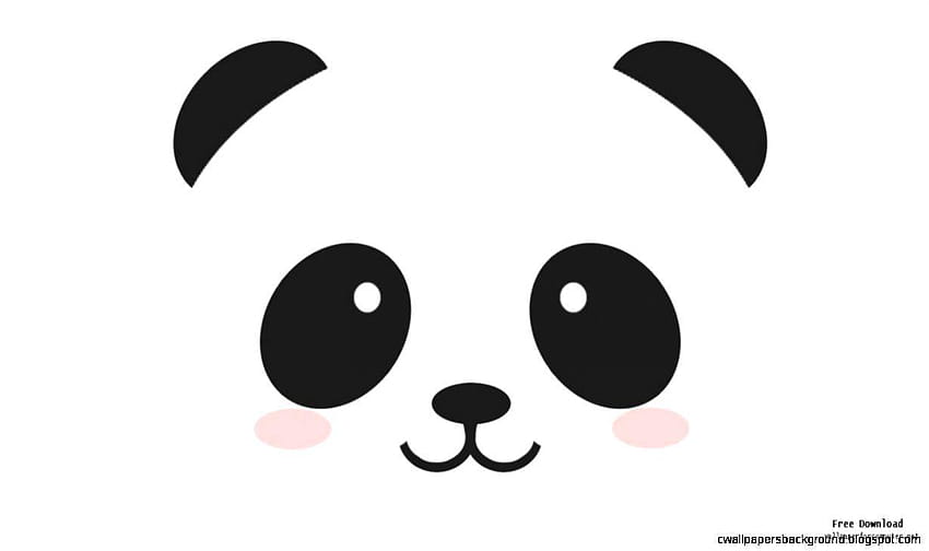 Cute Panda Anime, panda z bronią Tapeta HD