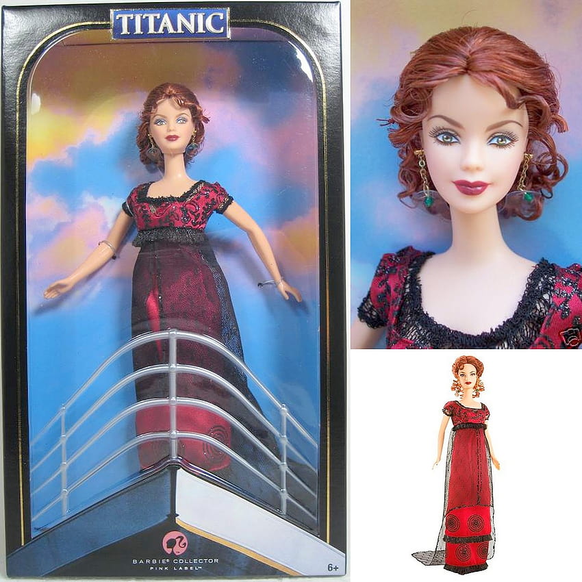 Titanic Barbie Doll Rose Pink Label 2007 HD phone wallpaper