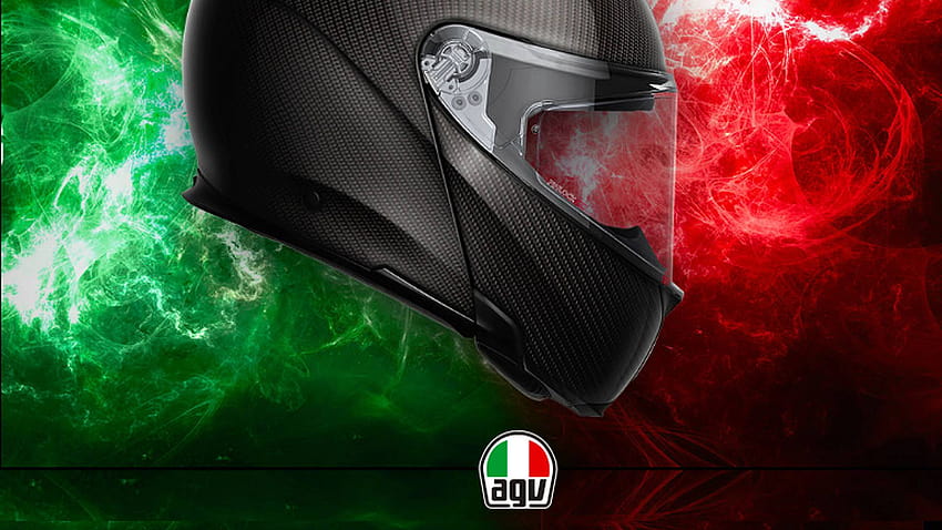 AGV Unveils First Ever Full Carbon Fiber Modular Helmet HD wallpaper
