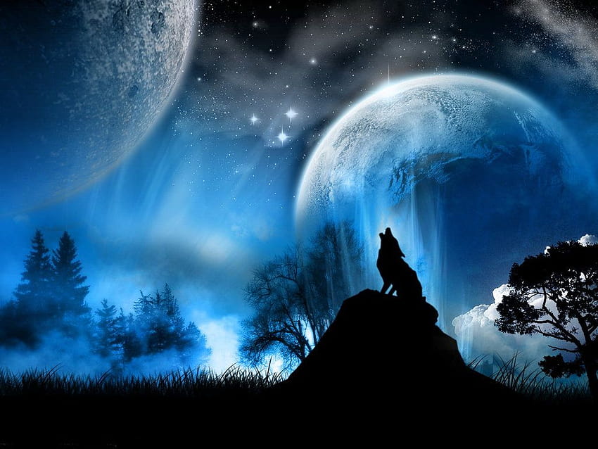 3D Visual Wolf Art 3D 27 1024x768 High Definition [1024x768] for your , Mobile & Tablet HD wallpaper