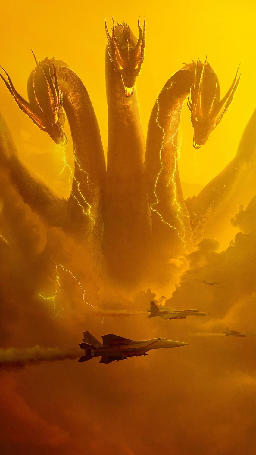 Godzilla: Rey de los Monstruos fondo de pantalla del teléfono