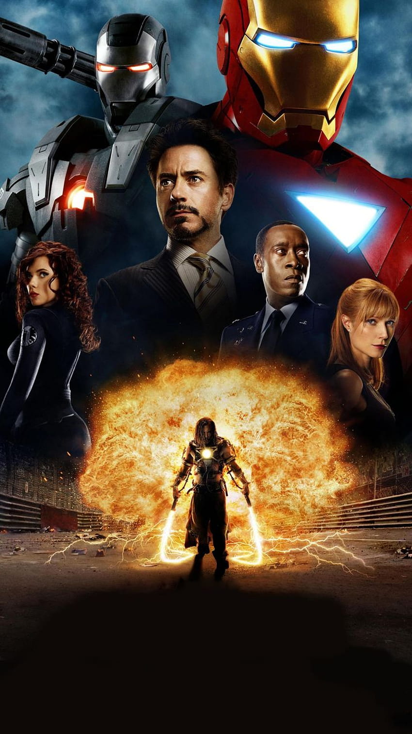 Iron Man 2, Iron Man-Filmplakat HD-Handy-Hintergrundbild