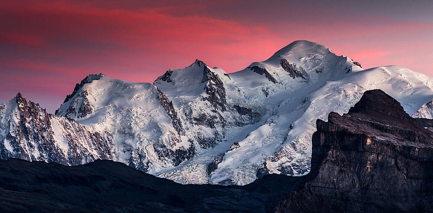 Mont Blanc, Montañas, Naturaleza / y Móvil fondo de pantalla