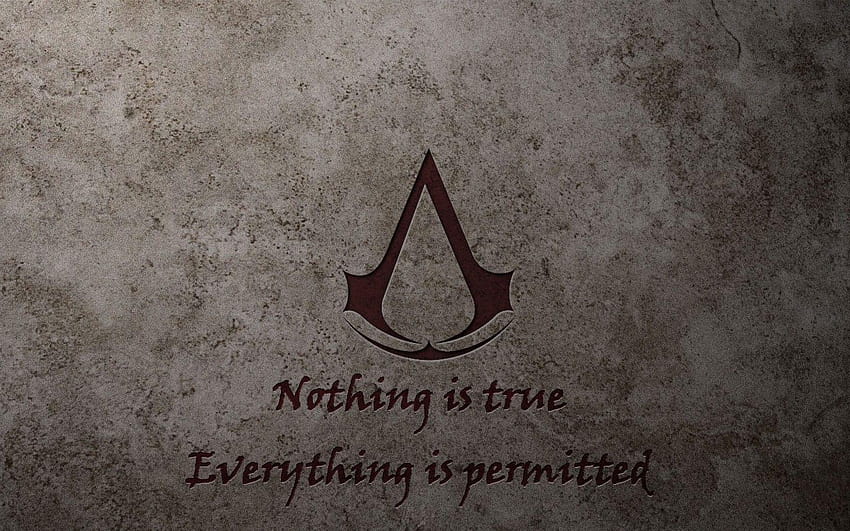 Ezio Auditore Quote: “Nada es verdad, todo esta permitido.”