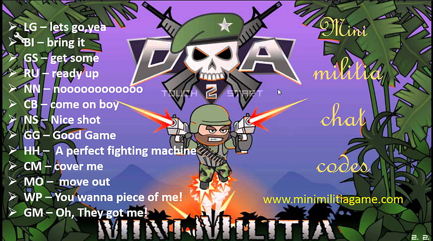 Doodle Army 2: Mini Militia Hack, Cheat, Mod, Pro Pack, Unlimited Sfondo HD