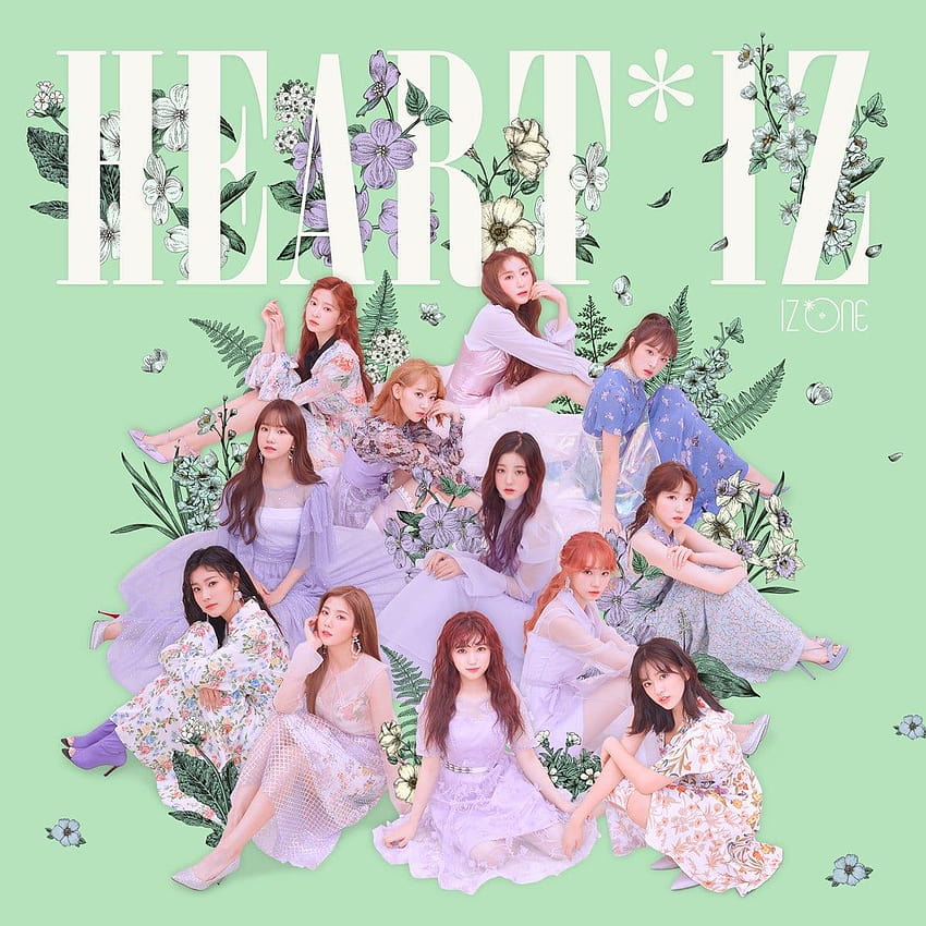 Update: IZ*ONE teilt farbenfrohe Cover-Art für das Mini-Album „HEART*IZ“, izone violeta HD-Handy-Hintergrundbild